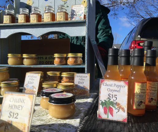 Athena's Bees Display
