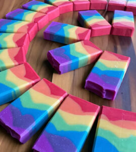 Red Hill Retreat Rainbow Soaps