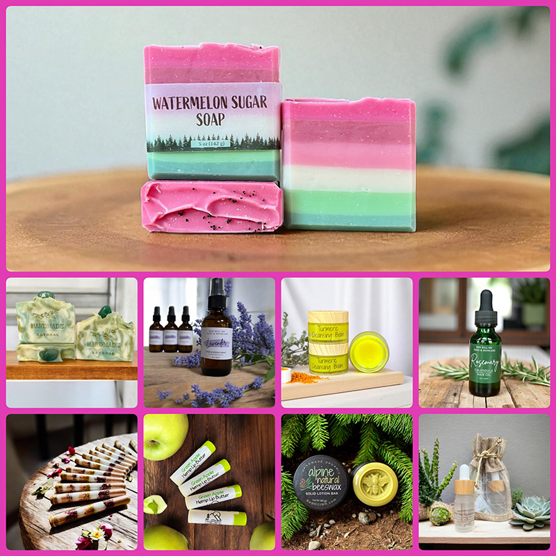 Red Hill Collage of Products